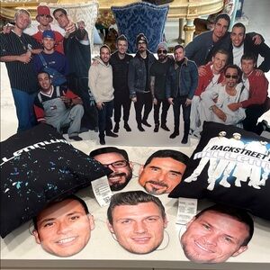 Backstreet Boys Themed Pillows and Cutouts